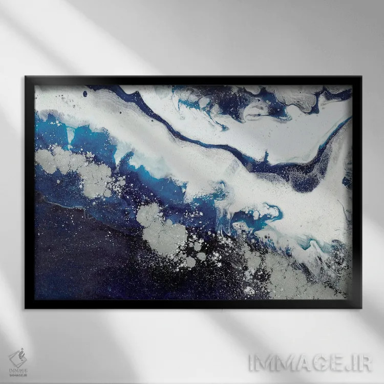 تابلو بندر سیدنی سیاه II اثر آنتوانل - نمای قابدار مشکی