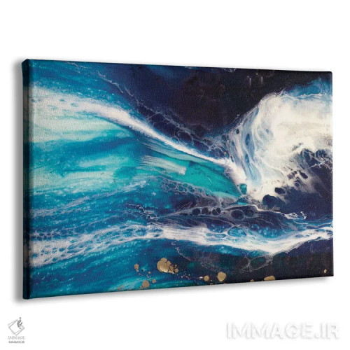 تابلو پاندورای آبی ژرف اثر آنتوانل - نمای پرسپکتیو محصول