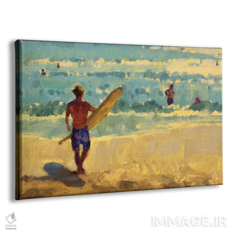 تابلو آغشته به آفتاب اثر آرونا رائو - نمای پرسپکتیو محصول