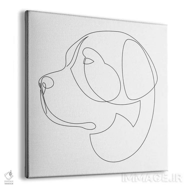 تابلو سنت برنارد (نژاد سگ) اثر ادیلوم - نمای پرسپکتیو محصول