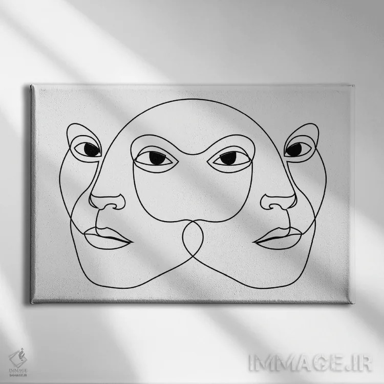 تابلو نظارت D اثر ادیلوم - نمای روبهرو روی دیوار