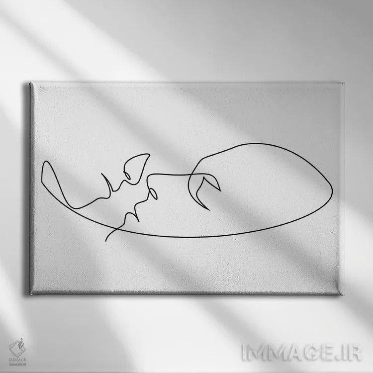 تابلو تنیده اثر ادیلوم - نمای روبهرو روی دیوار