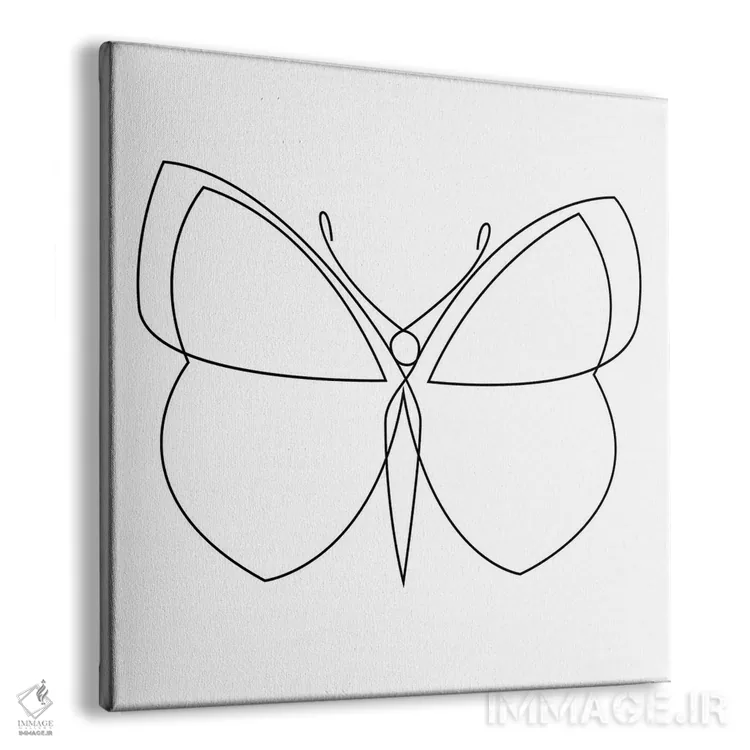 تابلو پروانه نوزدهم LB2 اثر ادیلوم - نمای پرسپکتیو محصول