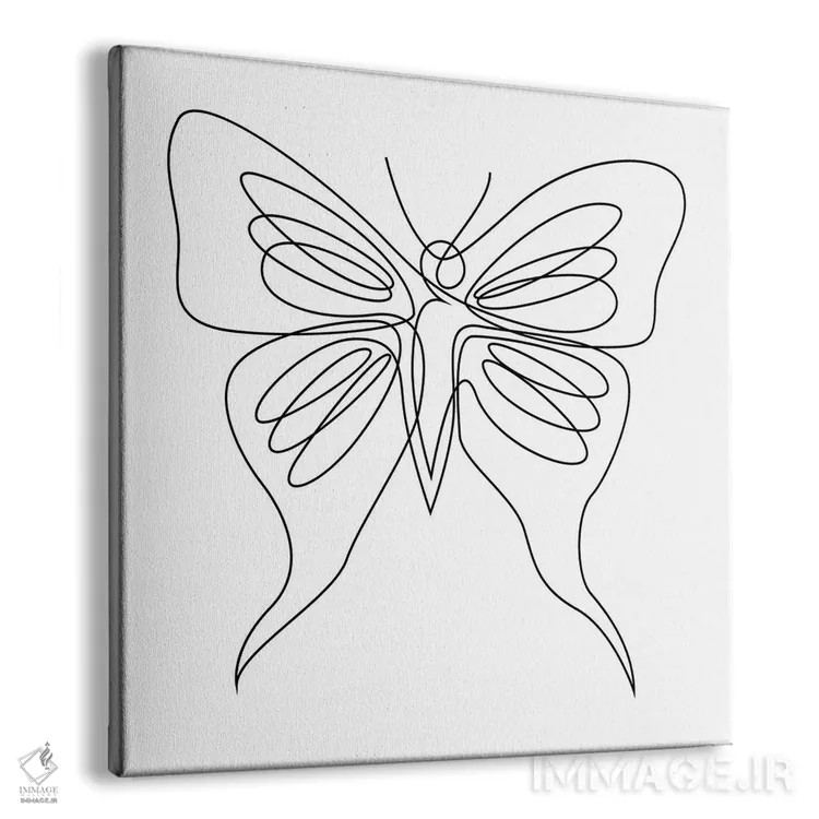 تابلو پروانه XIX LB3 اثر ادیلوم - نمای پرسپکتیو محصول