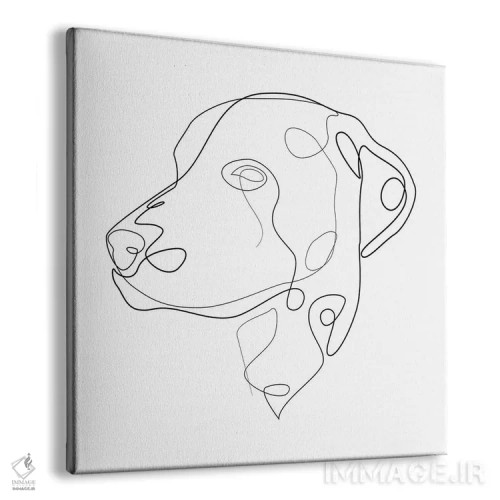 تابلو دالماتین (سگ) اثر ادیلوم - نمای پرسپکتیو محصول