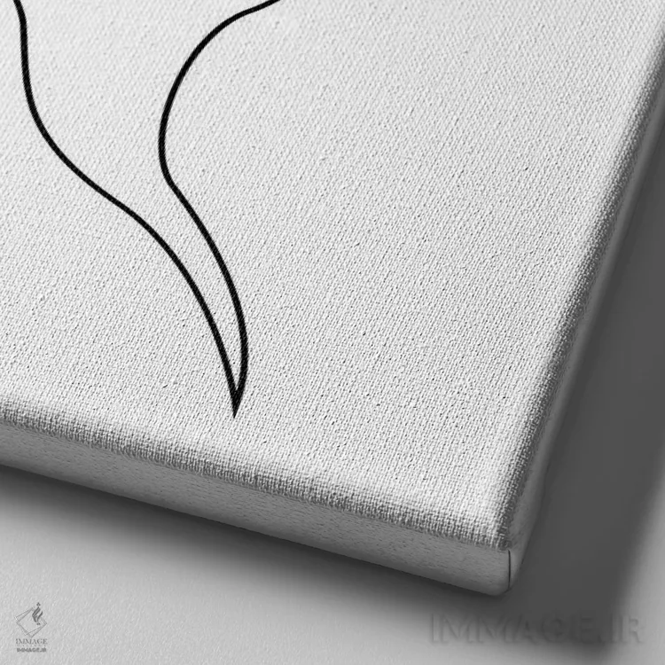 تابلو پروانه XIX LB3 اثر ادیلوم - نمای نزدیک بافت بوم