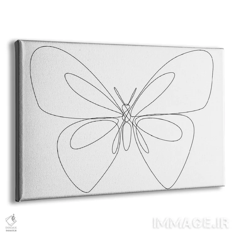 تابلو پروانه S اثر ادیلوم - نمای پرسپکتیو محصول