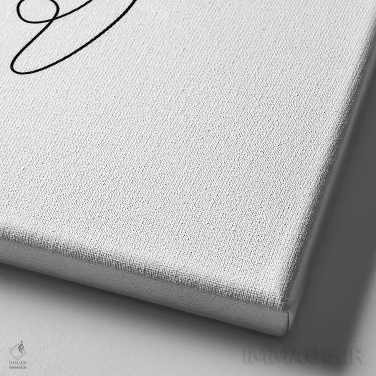 تابلو دالماتین (سگ) اثر ادیلوم - نمای نزدیک بافت بوم