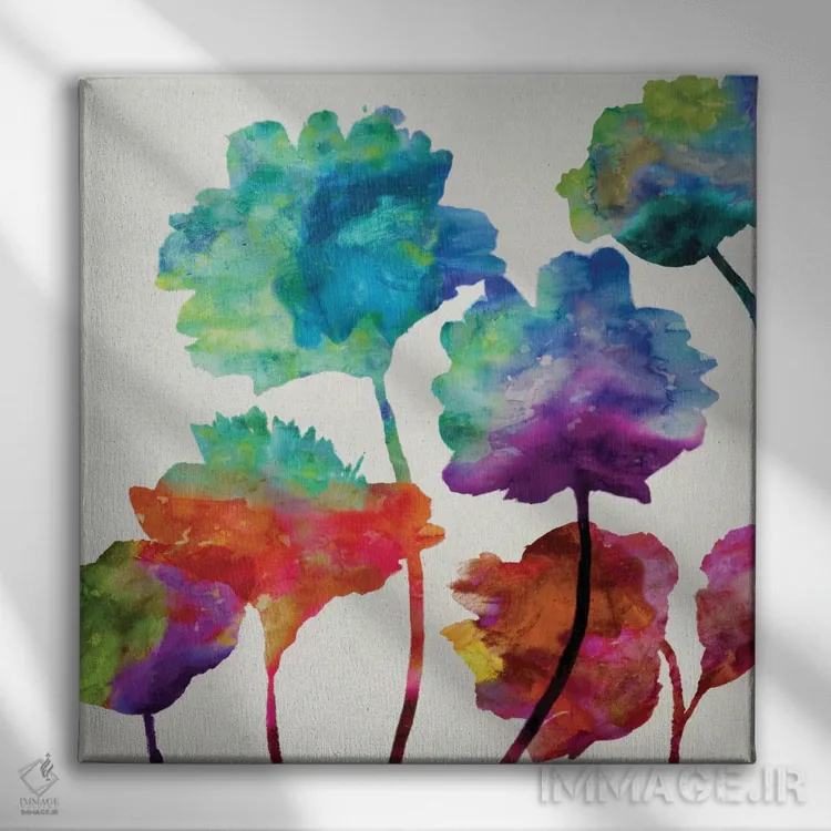 تابلو در اوج شکوفایی II اثر ونسا آستین - نمای روبهرو روی دیوار