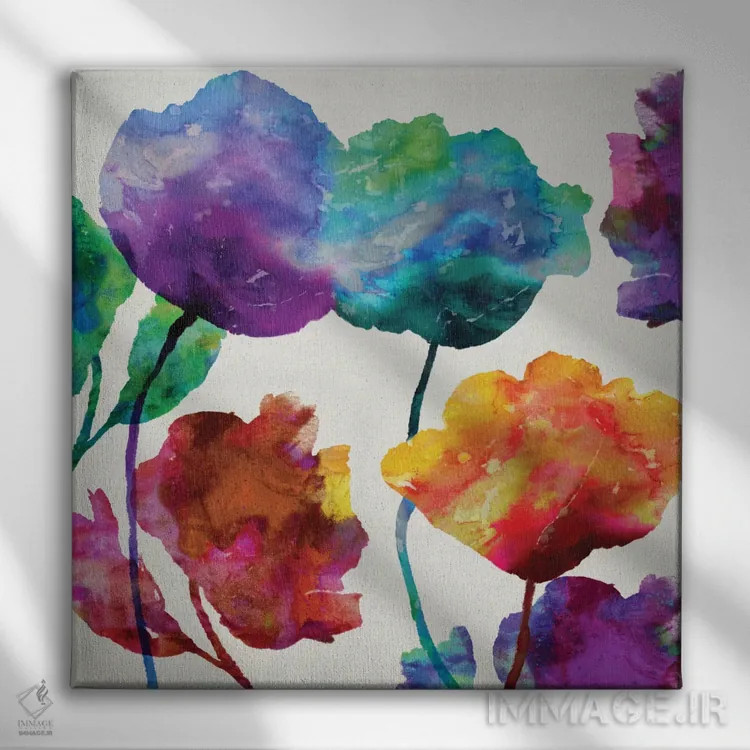 تابلو در اوج شکوفایی I اثر ونسا آستین - نمای روبهرو روی دیوار
