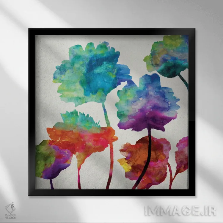 تابلو در اوج شکوفایی II اثر ونسا آستین - نمای قابدار مشکی