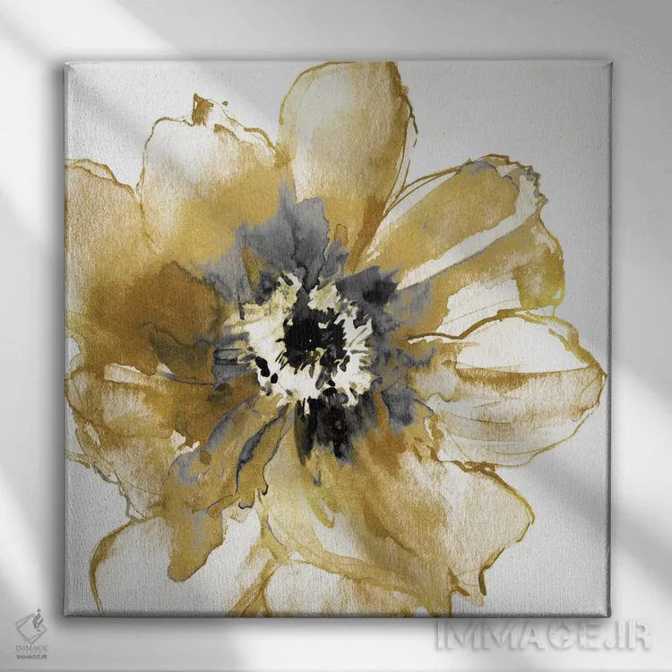 تابلو طلایی I اثر ونسا آستین - نمای روبهرو روی دیوار