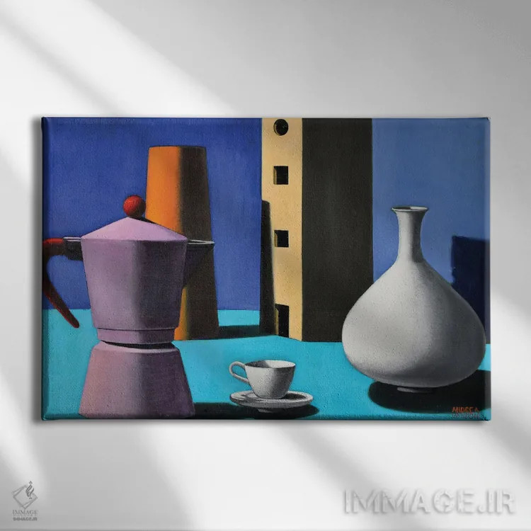 تابلو ترکیببندی IV اثر آندریا واندونی - نمای روبهرو روی دیوار