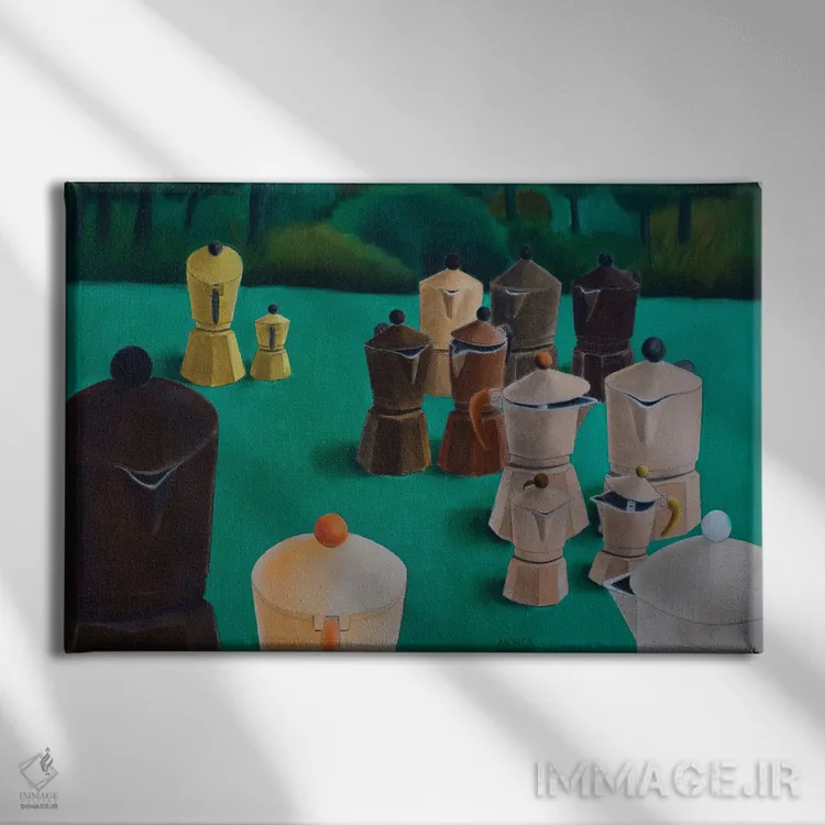 تابلو برادری اثر آندریا واندونی - نمای روبهرو روی دیوار