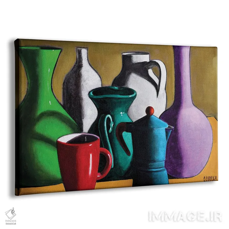 تابلو اشیای بیتفاوت III اثر آندریا واندونی - نمای پرسپکتیو محصول