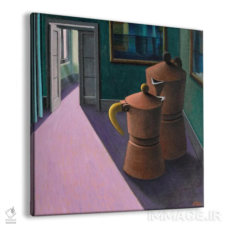 تابلو عاشقان III اثر آندریا واندونی - نمای پرسپکتیو محصول