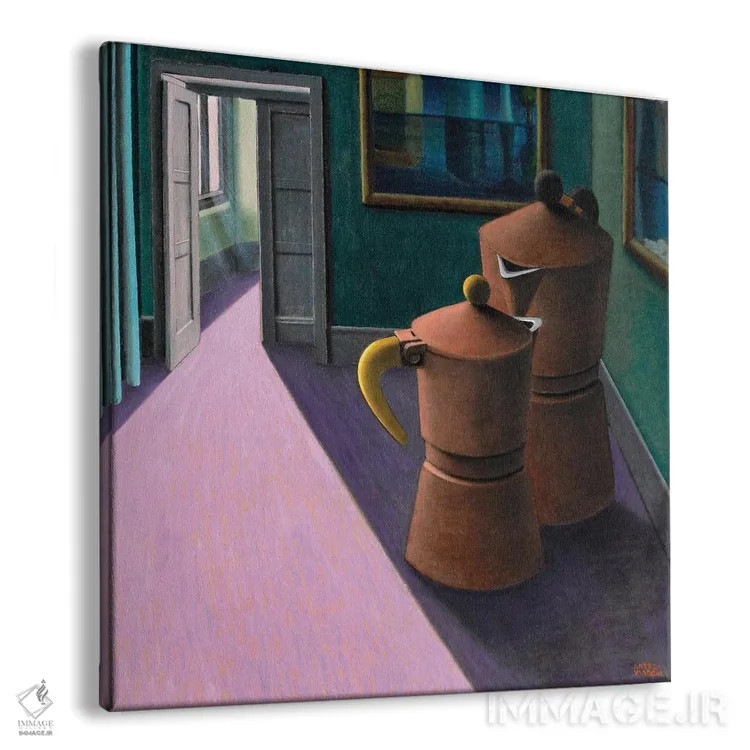 تابلو عاشقان III اثر آندریا واندونی - نمای پرسپکتیو محصول