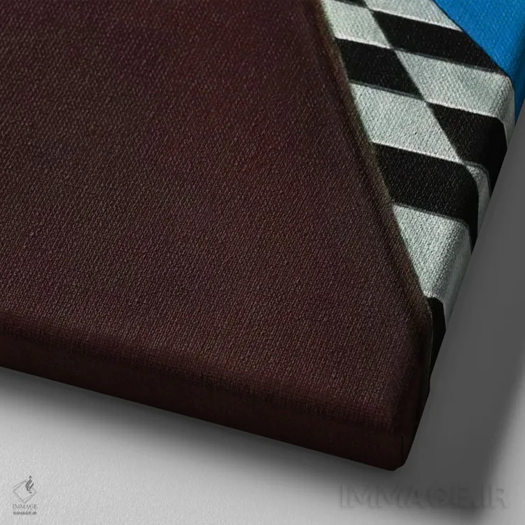 تابلو بیایید در دودکشهایمان گل بگذاریم اثر آندریا واندونی - نمای نزدیک بافت بوم