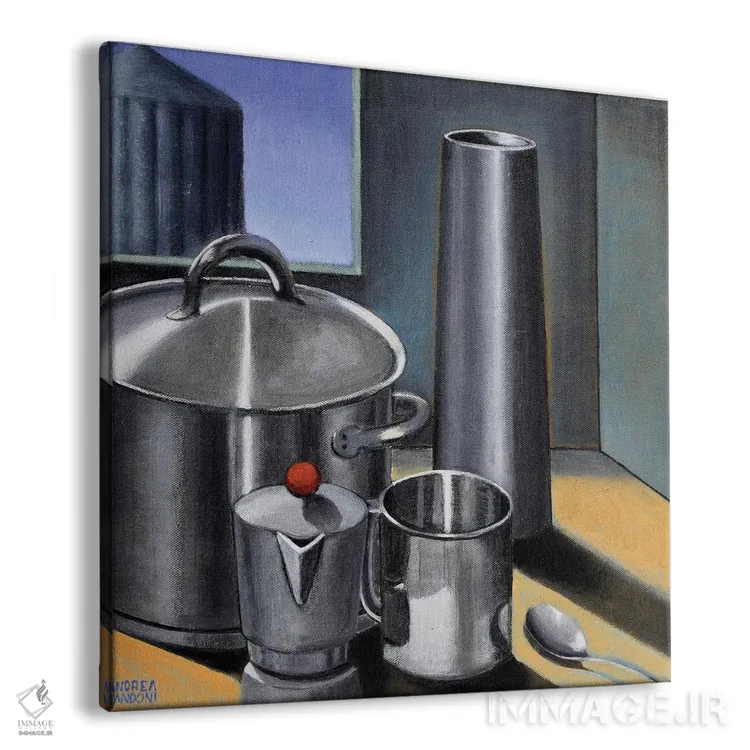 تابلو فولاد اثر آندریا واندونی - نمای پرسپکتیو محصول