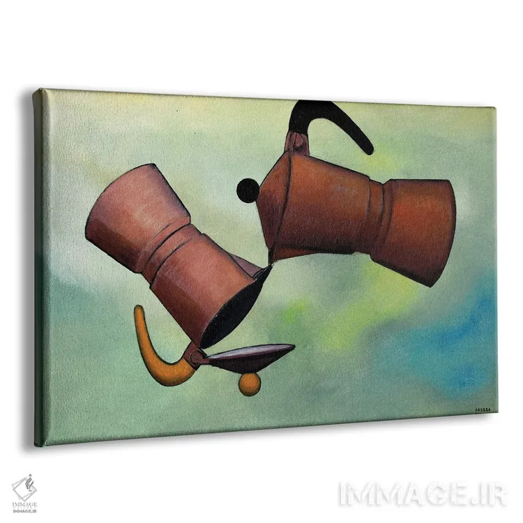 تابلو بوسه اثر آندریا واندونی - نمای پرسپکتیو محصول