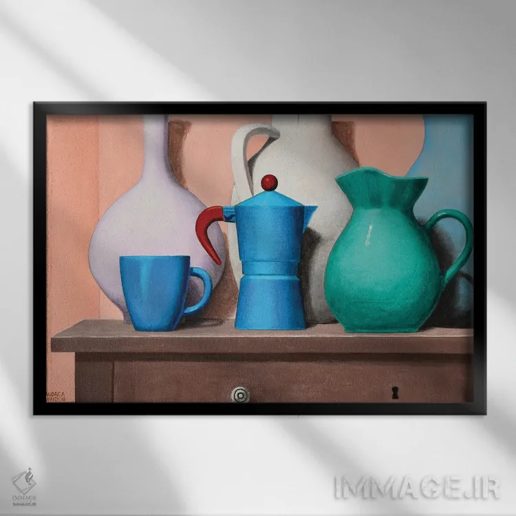 تابلو ظروف اثر آندریا واندونی - نمای قابدار مشکی