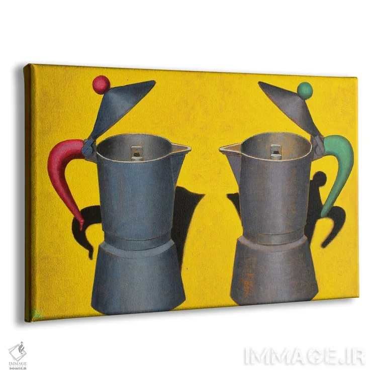 تابلو خندهها اثر آندریا واندونی - نمای پرسپکتیو محصول