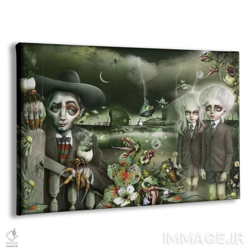 تابلو شکارچیان اثر آنتنور ون خان - نمای پرسپکتیو محصول