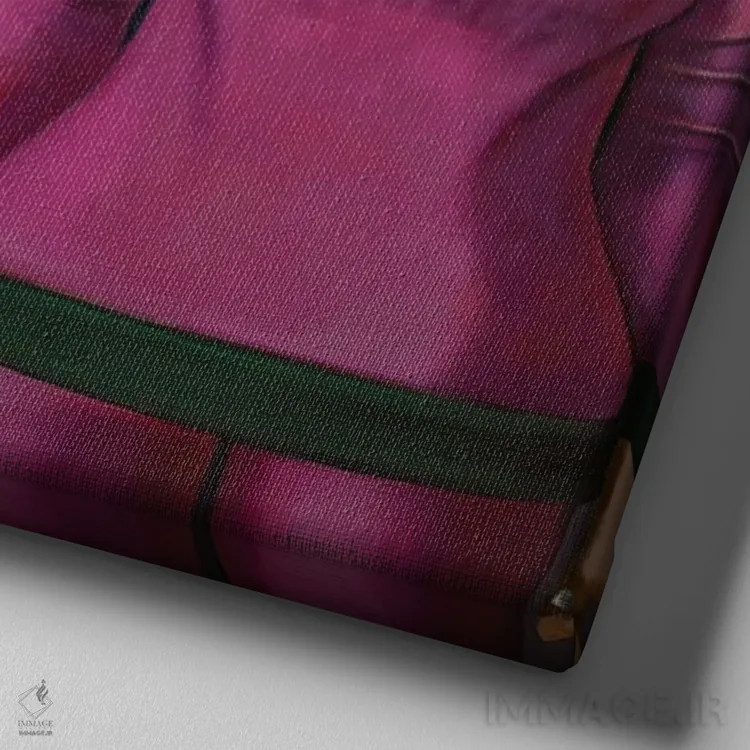 تابلو پیش و پس از ازدواج اثر آندریا واندونی - نمای نزدیک بافت بوم