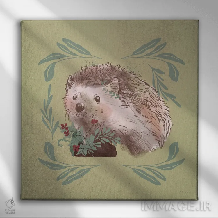 تابلو گشتی در جنگل IX اثر آرویللا مورِت - نمای روبهرو روی دیوار