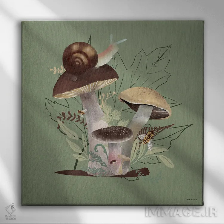 تابلو گشتی در جنگل IV اثر آرویللا مورِت - نمای روبهرو روی دیوار