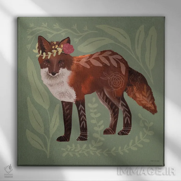 تابلو گشتی در جنگل VII اثر آرویللا مورِت - نمای روبهرو روی دیوار