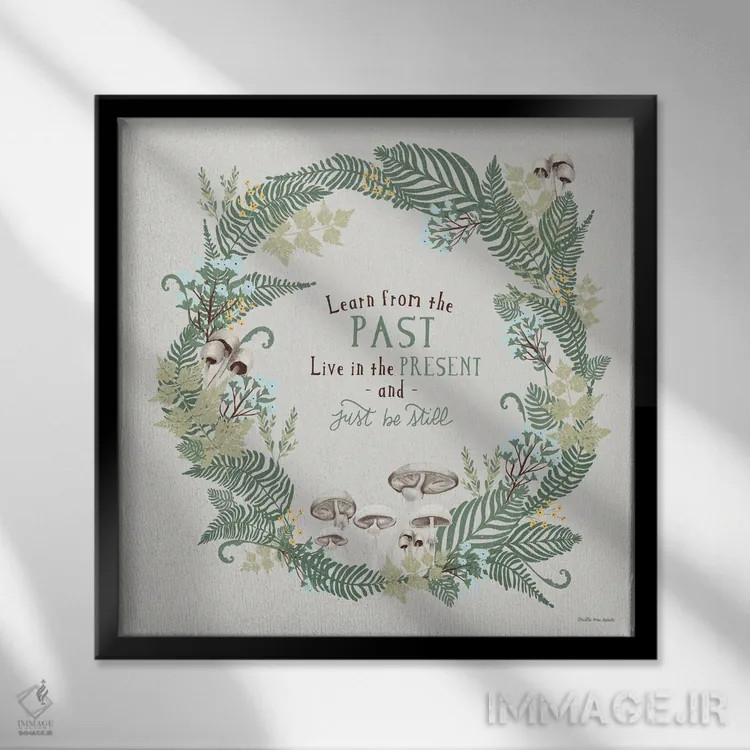 تابلو گشتی در جنگل XIV اثر آرویللا مورِت - نمای قابدار مشکی