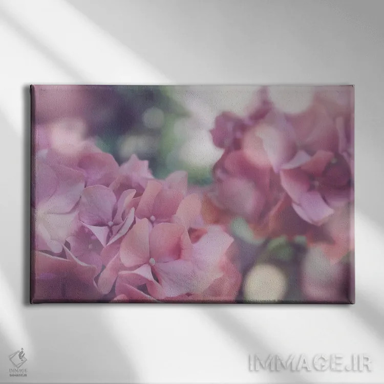 تابلو هورتانسیا پاستلی I اثر امیلی وینتیج کو (برند/استودیو) - نمای روبهرو روی دیوار