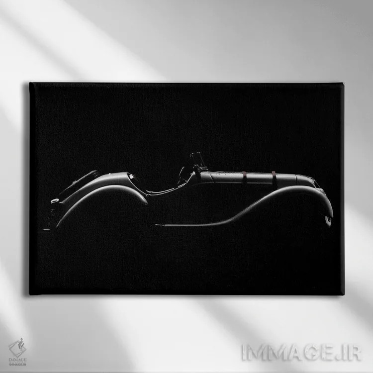 تابلو سایه (سیلوئت) اثر آلوارو پرز - نمای روبهرو روی دیوار