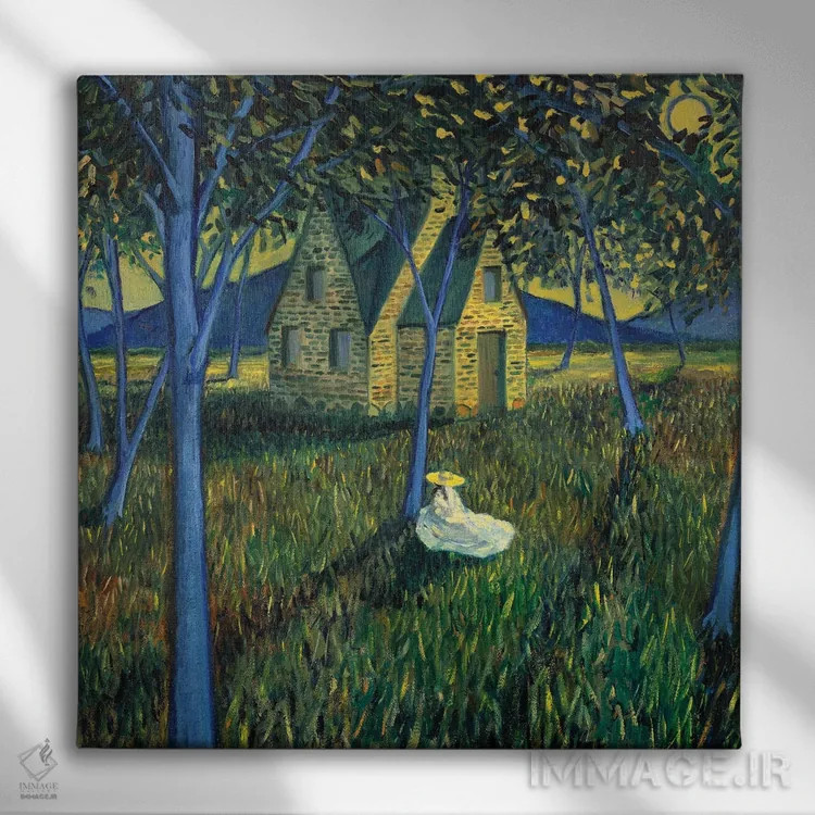 تابلو نسیم اثر الکساندر واشاکمدزه - نمای روبهرو روی دیوار