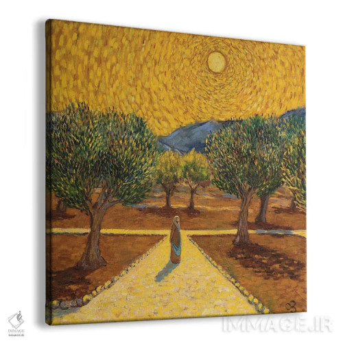 تابلو باغ جتسیمانی (تم معنویتی/تاریخی) اثر الکساندر واشاکمدزه - نمای پرسپکتیو محصول