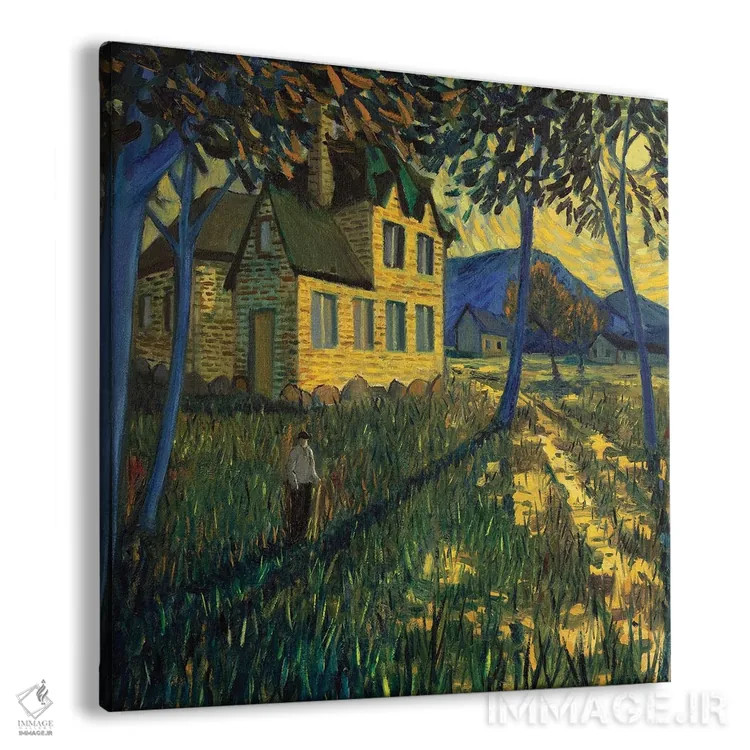 تابلو رو به افول اثر الکساندر واشاکمدزه - نمای پرسپکتیو محصول