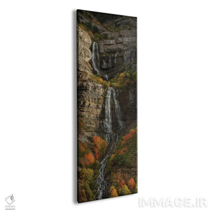 تابلو آبشار چادر عروس اثر داستین لِفور - نمای پرسپکتیو محصول