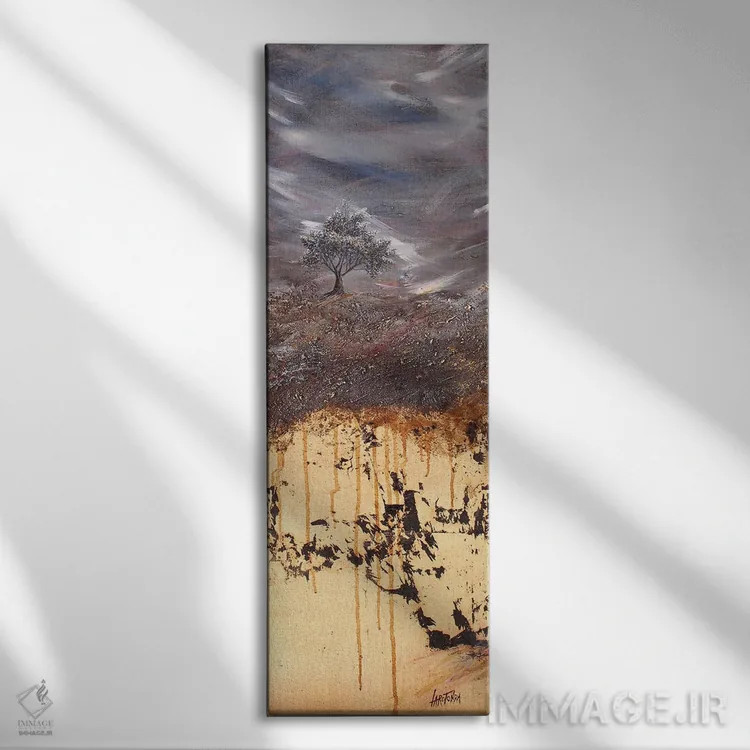 تابلو بیقراری طلایی اثر دوناتو لاراتوندا - نمای روبهرو روی دیوار