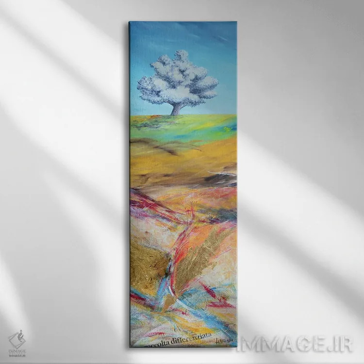 تابلو تفکیک زباله اثر دوناتو لاراتوندا - نمای روبهرو روی دیوار