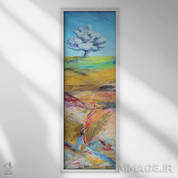 تابلو تفکیک زباله اثر دوناتو لاراتوندا - نمای قابدار سفید