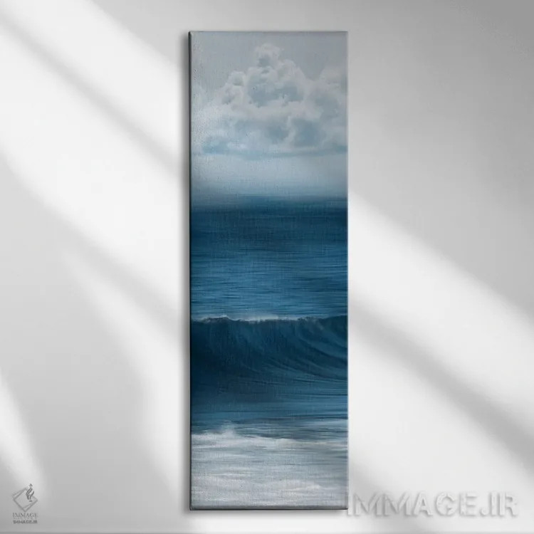 تابلو ساحل نه اثر دانیلو د آلکساندریا - نمای روبهرو روی دیوار