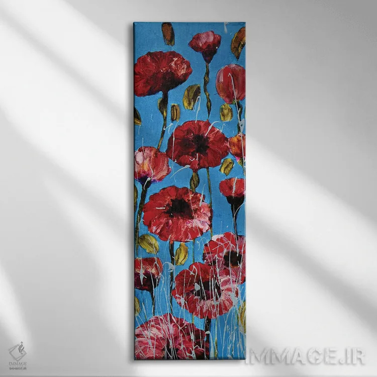 تابلو من اینجا تعلق ندارم اثر دوناتلا مارائونی - نمای روبهرو روی دیوار