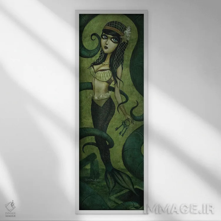 تابلو جذب کریستِل اثر دیینزو - نمای قابدار سفید