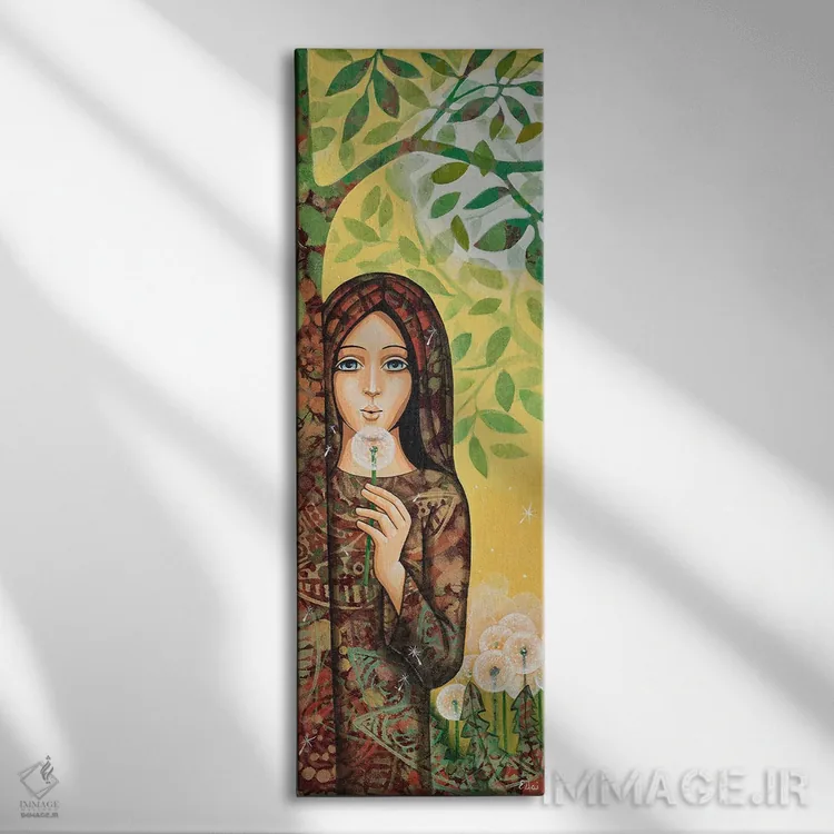 تابلو رویاها و آرزوها اثر دنیلا پرزیوزو اینوالر - نمای روبهرو روی دیوار