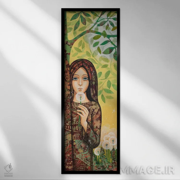 تابلو رویاها و آرزوها اثر دنیلا پرزیوزو اینوالر - نمای قابدار مشکی