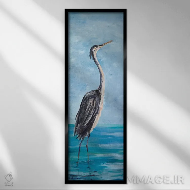 تابلو در میان آب II اثر جولی دریسه - نمای قابدار مشکی