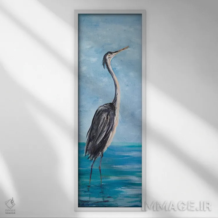 تابلو در میان آب II اثر جولی دریسه - نمای قابدار سفید