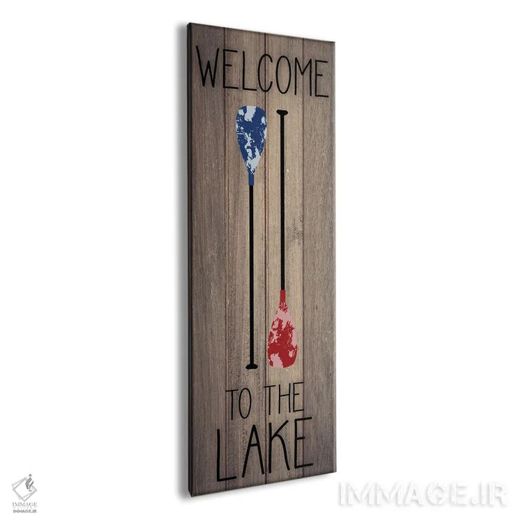 تابلو خوش آمدید به دریاچه اثر دنیلا سانتیاگو - نمای پرسپکتیو محصول