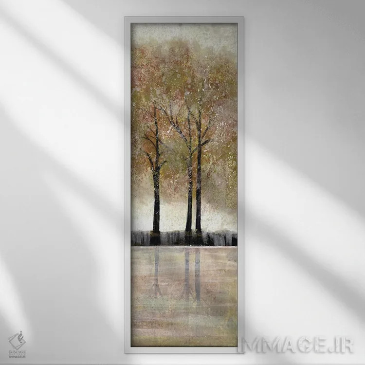 تابلو جنگل آرام ۳ اثر دوریس شَرِست - نمای قابدار سفید